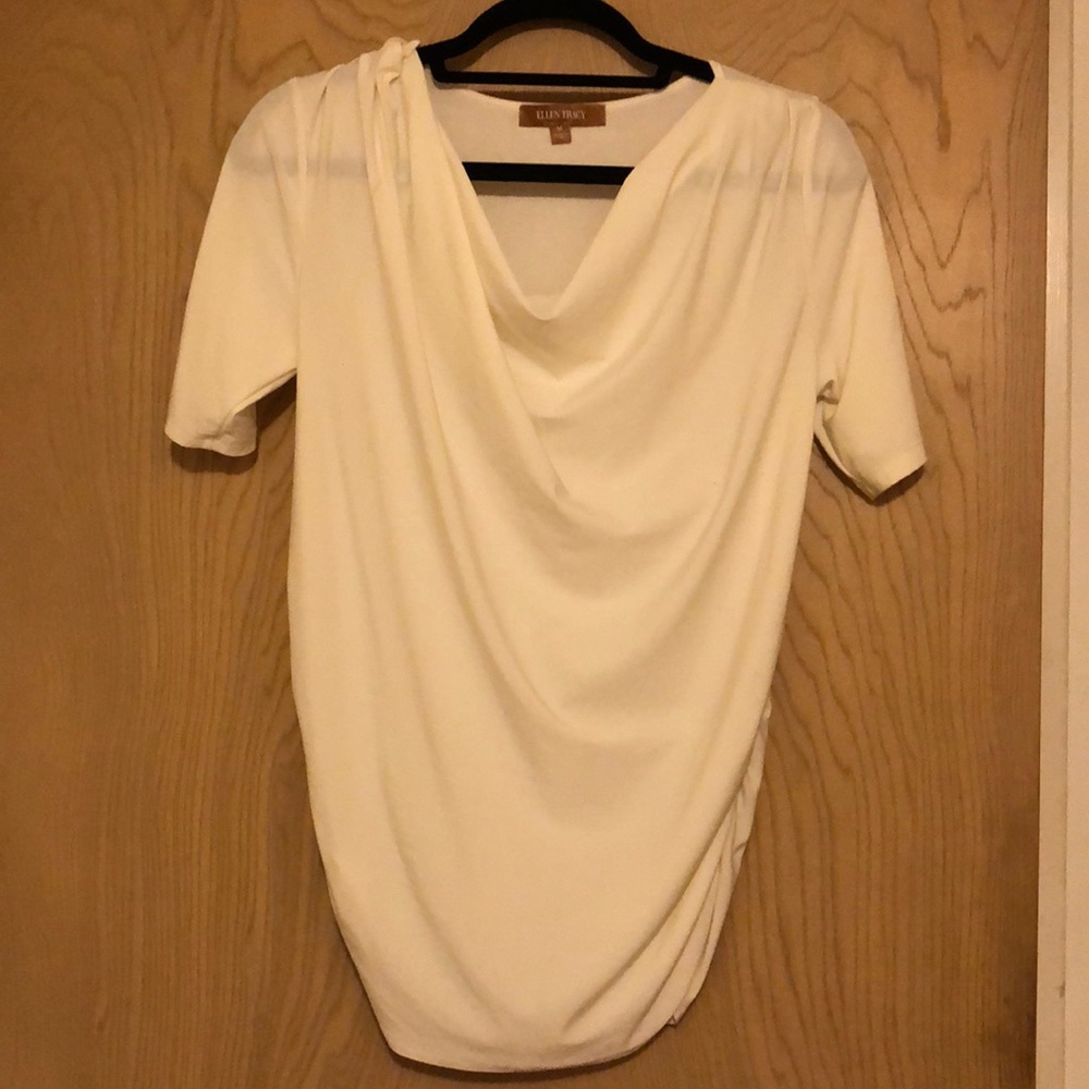 White shirt from Ellen Tracy